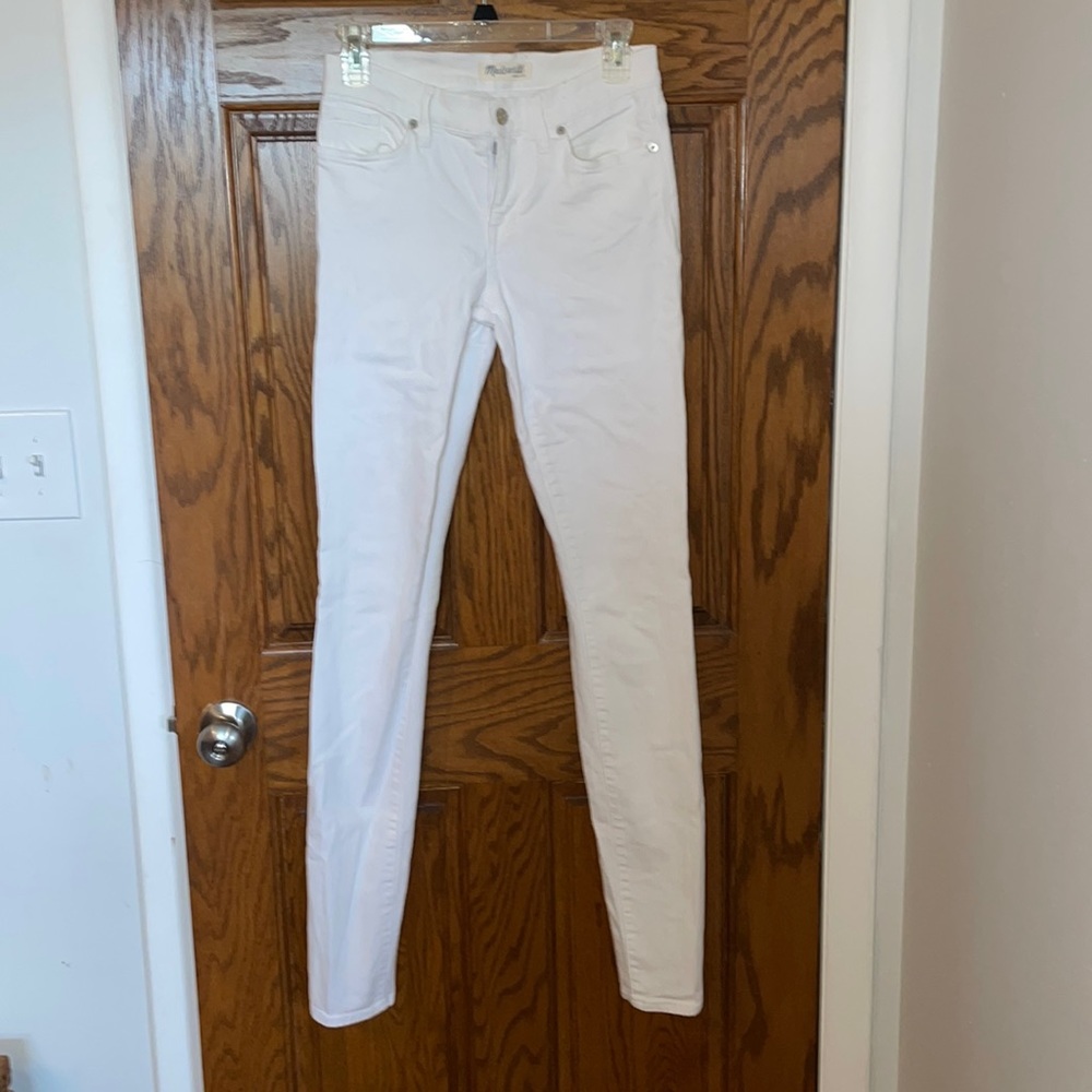 Madewell Skinny Skinny White Jeans